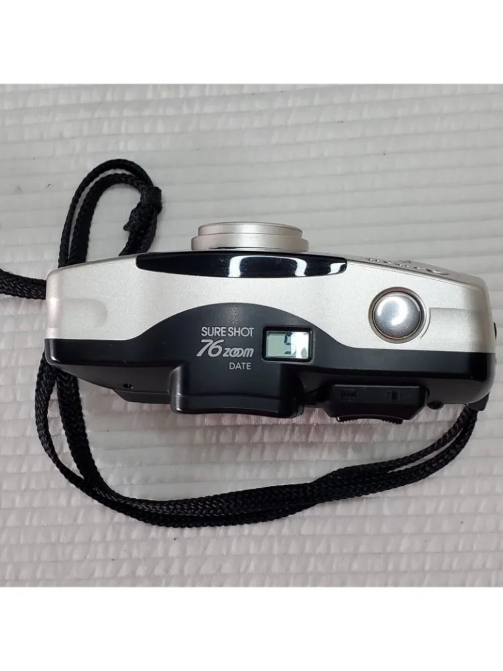 Canon Sure Shot Film Camera 76 Zoom Date Flash Manual Lowepro Case Strap - Picture 4 of 14